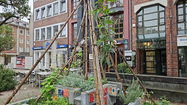 stillgelgter Brunnen in Rheydt